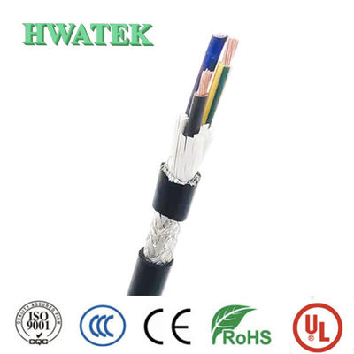 Cabo flexível industrial CL3&UL2464 de cobre estanhado com isolamento SR-PVC e revestimento de PVC 8P×22AWG+ADB