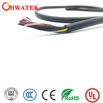 UL20276 8C×28AWG+AB Cabos flexíveis industriais de cobre enlatado com isolamento SR-PVC e revestimento de PVC para aplicações de 30V a 80°C