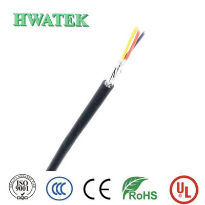 UL20276 (30AWG * 1 Coax + SAJ) * 4 + 24AWG * 4C escudo OD 7.1mm, SUMITOMO#UL20002 equivalente PVC cabo de jaqueta