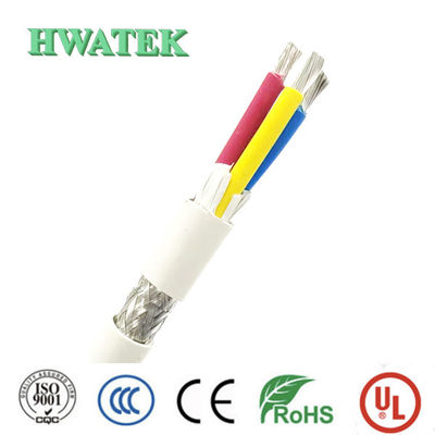 Cabo UL2095 4P×24AWG com blindagem trançada de cobre estanhado, isolamento de espuma PE e revestimento de PVC 300V 80°C