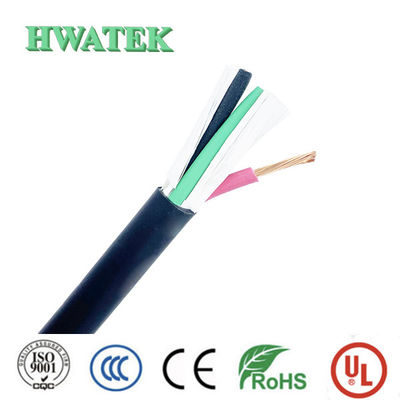 Cabo UL2095 4P×24AWG com blindagem trançada de cobre estanhado, isolamento de espuma PE e revestimento de PVC 300V 80°C
