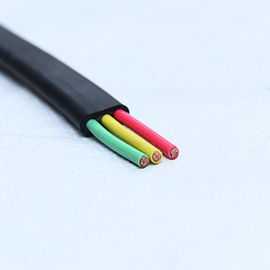 O cobre estanhado do revestimento de PVC encalhou o × Unshielded 22AWG do cabo liso 300V 105℃ UL2651 10F
