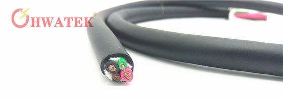 UL20276 8C×28AWG+AB Cabos flexíveis industriais de cobre enlatado com isolamento SR-PVC e revestimento de PVC para aplicações de 30V a 80°C