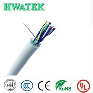 UL20276 8C×28AWG+AB Cabos flexíveis industriais de cobre enlatado com isolamento SR-PVC e revestimento de PVC para aplicações de 30V a 80°C