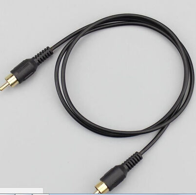 30V 3.0-5.3mm JIS Braided Shielded Electrical Coaxial Cable para aplicações TV/AV