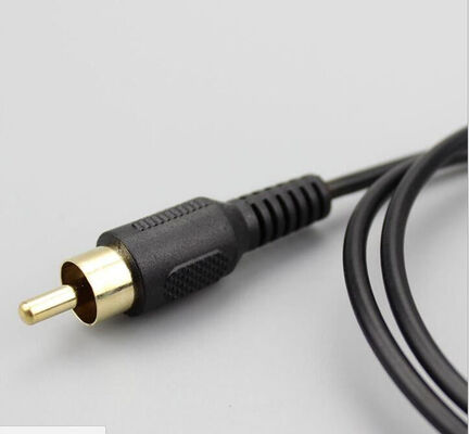30V 3.0-5.3mm JIS Braided Shielded Electrical Coaxial Cable para aplicações TV/AV