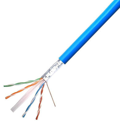Cable Ethernet CAT6A com condutor de cobre e comprimento de rolamento de 305 m para aplicações LAN externas