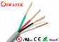Fios flexíveis e cabos de UL2461 3C AWG20 com o condutor de cobre estanhado ou desencapado