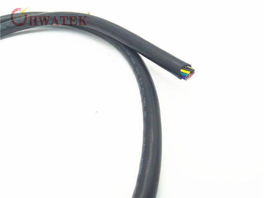 UL20002 TIPO PVC liga de cobre enlatada e cabo médico 4Coax×30AWG+4C×24AWG 80°C 30V