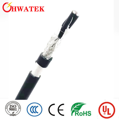 UL21410 TIPO XLPE Capa ETFE isolamento de cobre enlatado 3C × 28 AWG 125°C 30V cabo