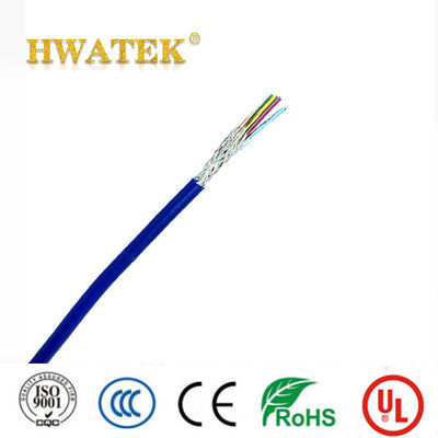 Cabo Elétrico Flexível 150V UL2576 2C X 22AWG (7/0.254T) cabo com revestimento em PVC com condutores de cobre encordoados