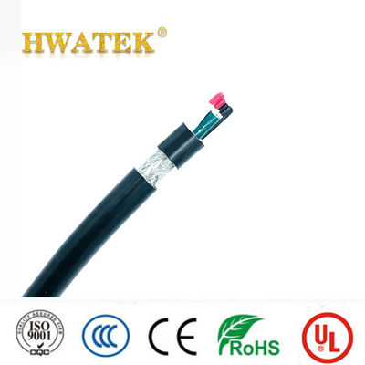 Cabo flexível personalizado 4C x 20AWG com revestimento de PVC a 80℃, cobre estanhado multifilar, 300V