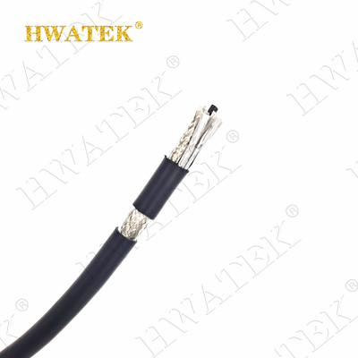 UL 20236 2C x 26AWG Laminado e Placado em Prateado Cobre enrolado Isolamento  TPU casaco RG 179 Cabo