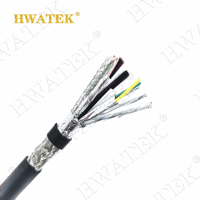 UL2586 2 X 7 AWG Cabo de alimentação blindado de cobre nu 600 V Cabo externo com revestimento de PVC
