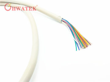 UL20940 selecionou a bainha flexível Multicore do fio de cobre 32AWG PUR de cabo de controle