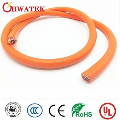 Cable de carregamento de veículos elétricos de cobre desnudo com isolamento EVI-2 e jaqueta EVM-1 para veículos elétricos