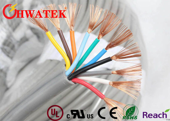 Proteger o PVC de 26AWG UL2464 isolou o cabo de sinal do elevador