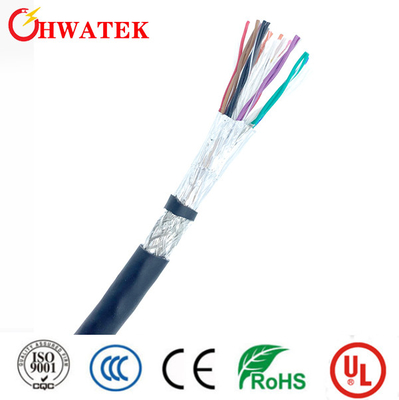 5x (cabo UL2725 AWM2725 de 1Px30AWG+A)+20Cx28AWG+ADB 80℃ 30V