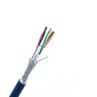 30V cabo flexível elétrico UL2919 3P X isolação do PE de 24AWG + de AEB