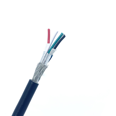 SE PVC GY OD 4.8mm Ul2464 de cobre desencapado o CE 4CX22AWG do cabo