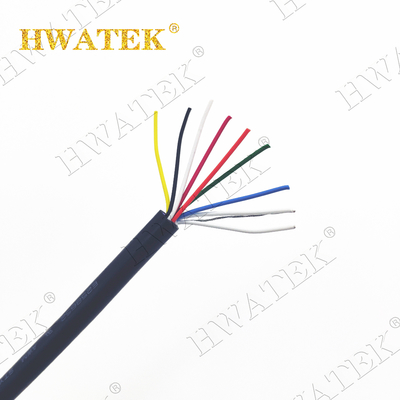 A trança flexível elétrica protegeu o cabo UL2464 AWM 2464 62Cx24AWG+ADB